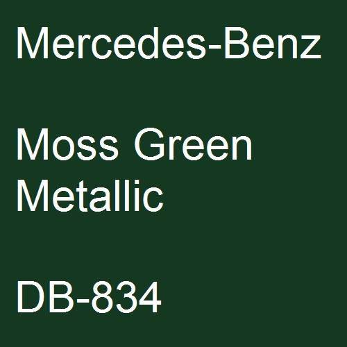 Mercedes-Benz, Moss Green Metallic, DB-834.